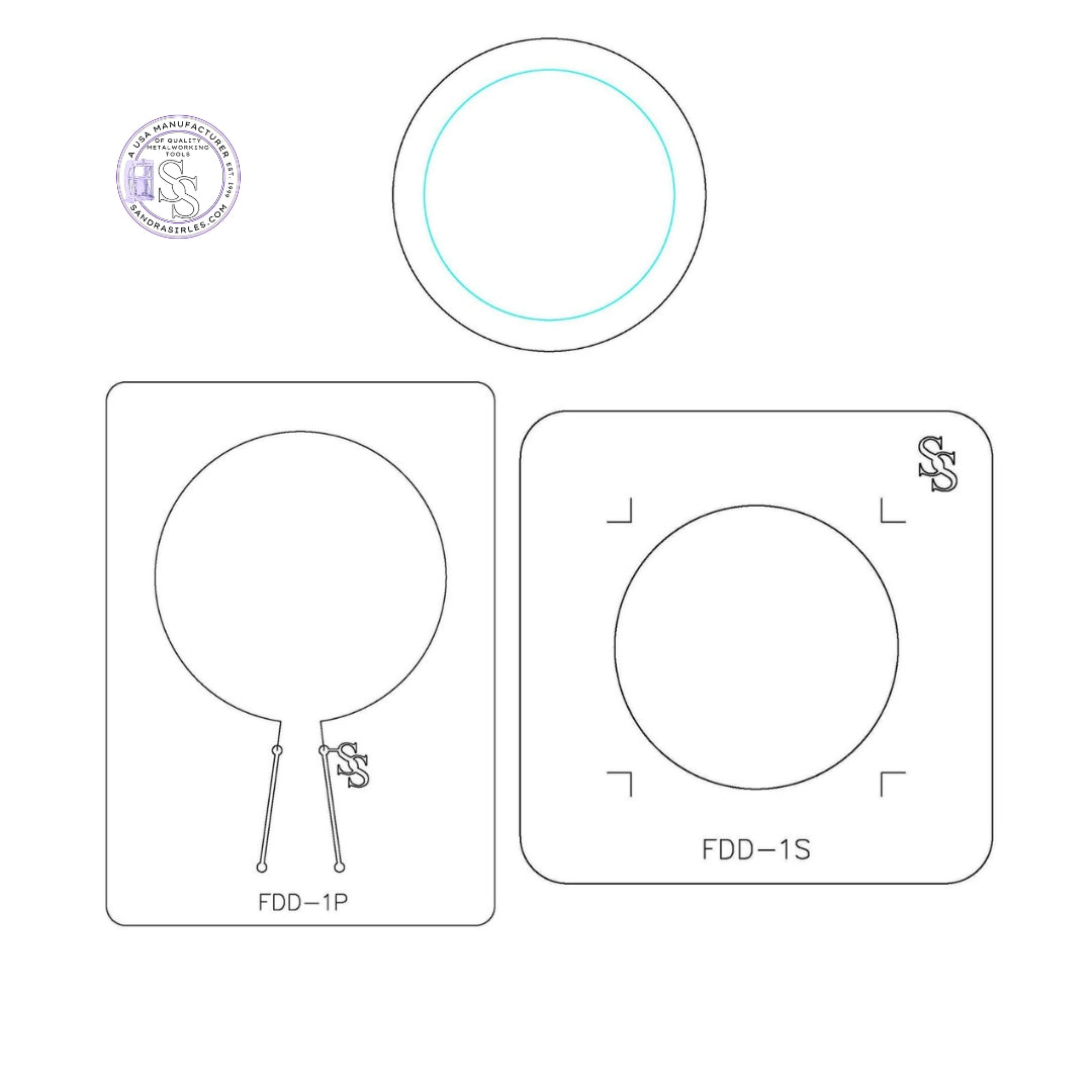 S&P DUOS: LG TRINKET DISH FORMING DIE DUOS: FDD-1S, FDD-1P ROUND